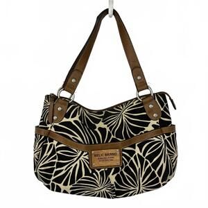 Relic Brand Collection Black and Cream Patterned Hobo Handbag